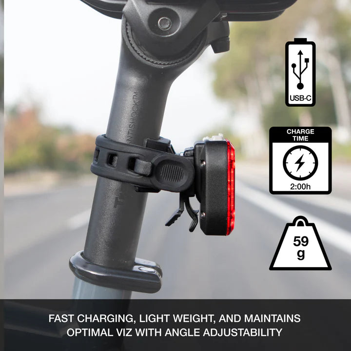 NiteRider Swift 700 Front Bike Light and Vmax+ Bike Taillight