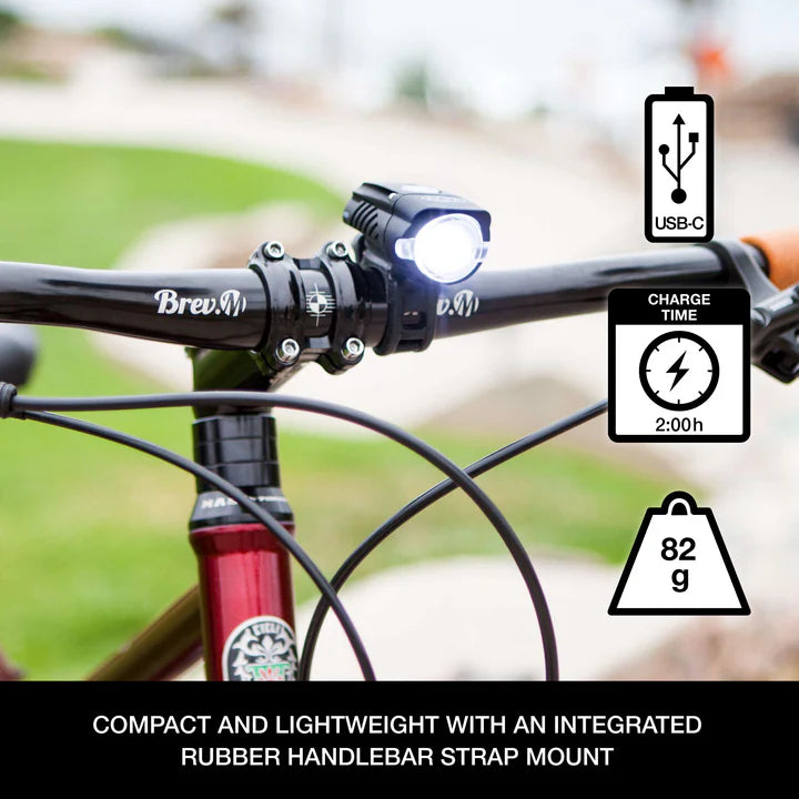 NiteRider Swift 700 Front Bike Light and Vmax+ Bike Taillight
