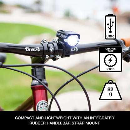 NiteRider Swift 700 Front Bike Light and Vmax+ Bike Taillight
