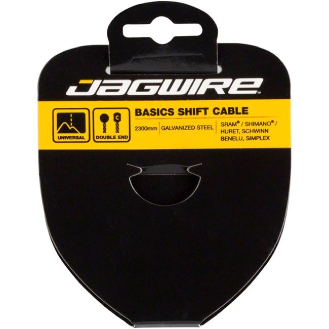 Jagwire Basics Shift Cable - 1.2 x 2300mm, Stainless Steel, For SRAM/Shimano