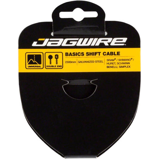 Jagwire Basics Shift Cable - 1.2 x 2300mm, Stainless Steel, For SRAM/Shimano