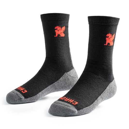 Chrome Industries Merino Reflective Sock - Black