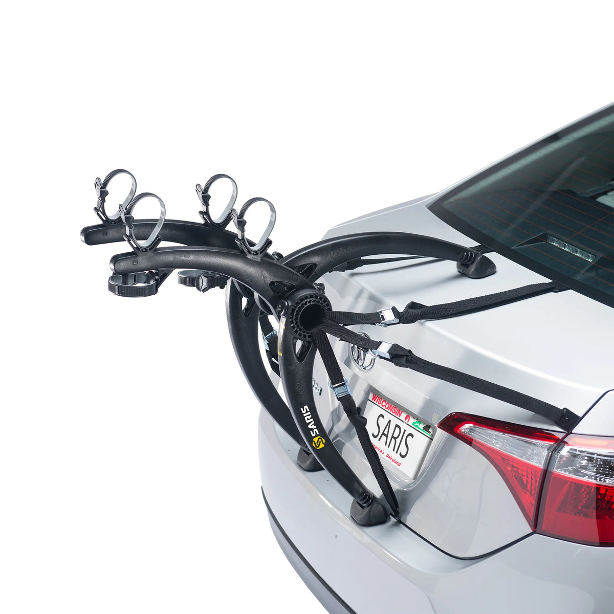 Saris Bones Trunk Rack: 2 Bike, Black