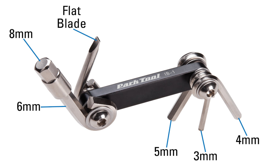 Park Tool IB-1 I-Beam Mini Folding Multi-Tool