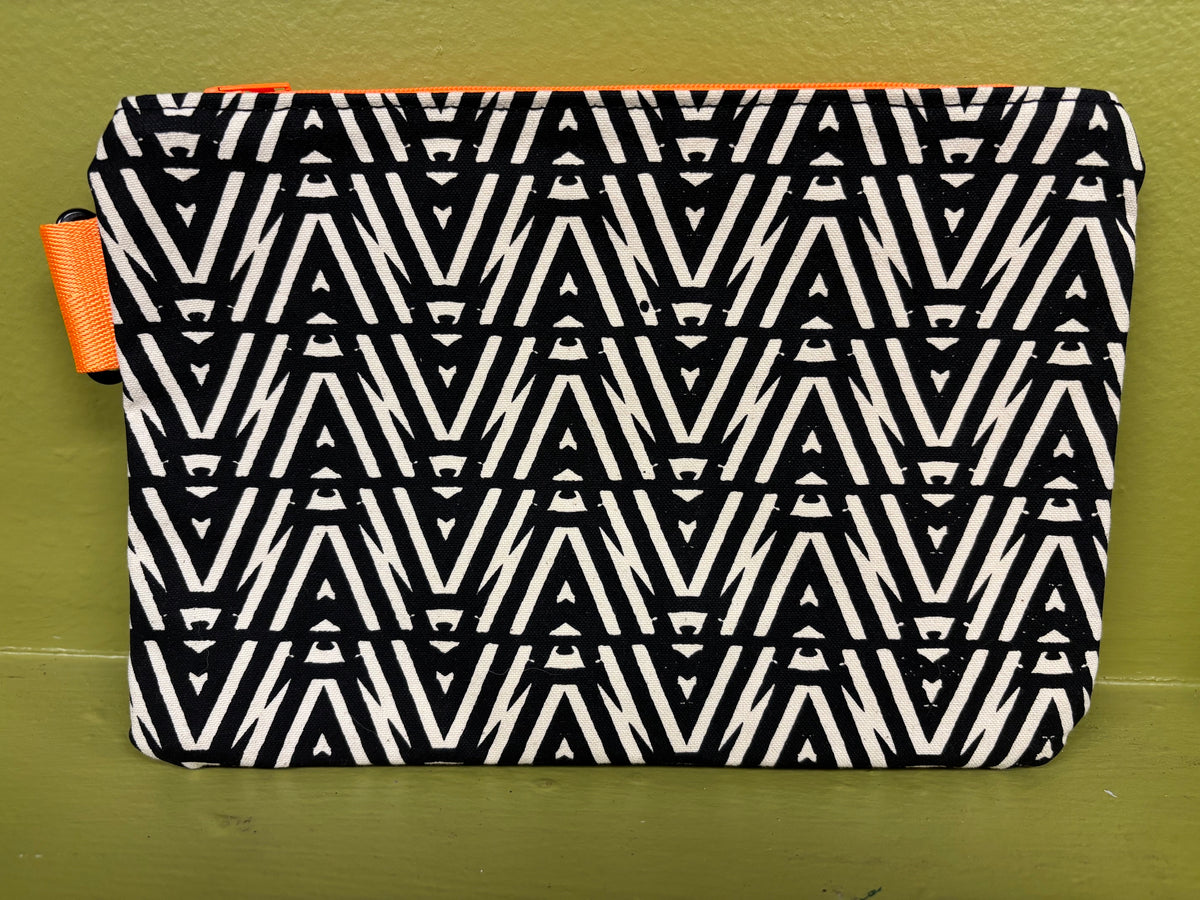 Jay Bird Designs Screen Printed Zipper Pouch