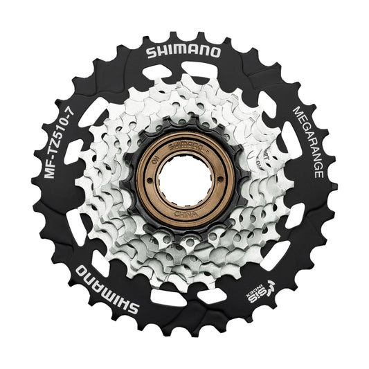 Shimano MF-TZ510-7-CP Multi-Speed Freewheel - 7-Speed - 14-28t