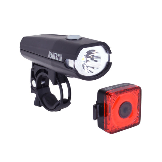 Planet Bike Beamer 200 + Blinky Squared Bicycle Light