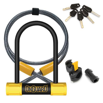 OnGuard 8012 Bulldog Series U-Lock with Cable