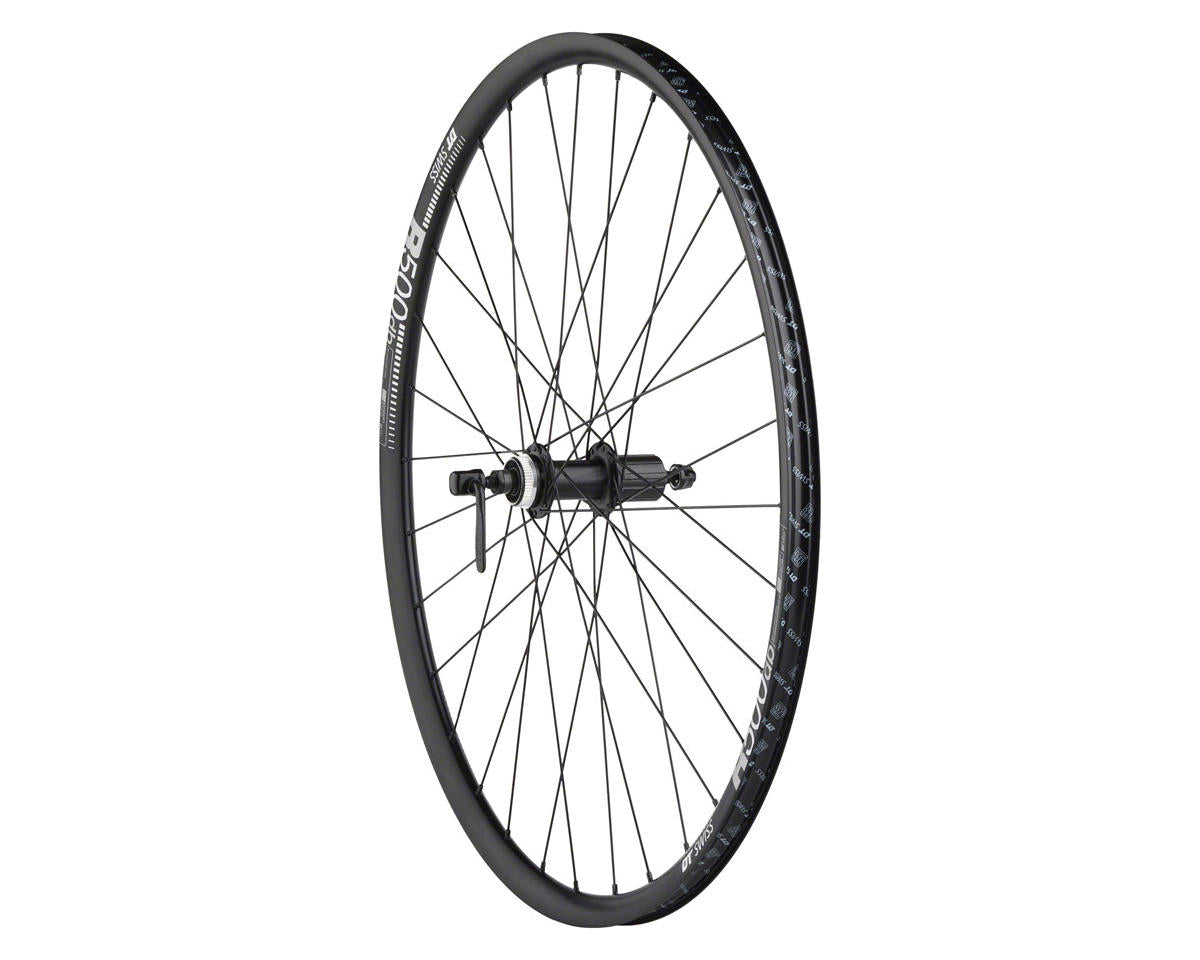 Quality Wheels Shimano / DT R500 Disc Wheelset - 700, QR x 100/135mm, Center-Lock, HG 11 MTN, Black, 32H